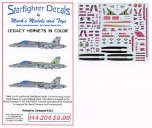 1/144 Legacy F/A-18C Hornets decals