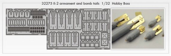 1/32 Il-2 armament and bomb tails (HOBBYB)