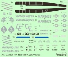 1/72 F/A-18D VMFA-225 Vikings