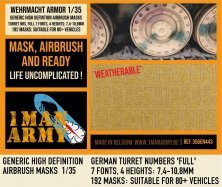 German Turret Numbers Full 1 1/35 Generic