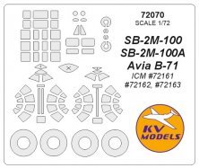 1/72 Tupolev SB-2, Avia B-71 + wheels masks