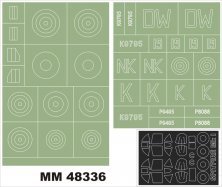 Montex 1/48 Spitfire Mk.I Canopy Masks Airfix