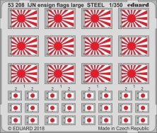 SET 1/350 IJN ensign flags large STEEL
