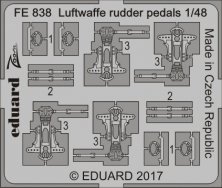 1/48 Luftwaffe rudder pedals