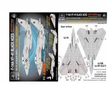 1/48 Decal F-14A VF-41 Black Aces dry-water