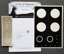 1/48 Nakajima Ki-43-II/III Hayabusa National Insignia and markin