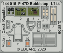 1/144 SET P-47D Bubbletop