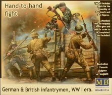 1/35 German & British infantrymen, WWI era