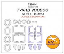 1/72 McDonnell F-101B Voodoo Double-sided and wheels masks