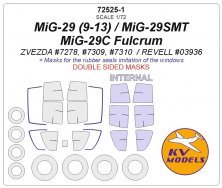 1/72 Mikoyan MiG-29 Double-sided masks