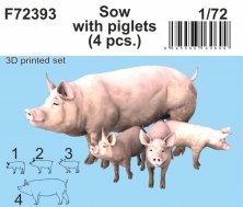 1/72 Sow and piglets
