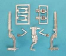 1/24 North-American P-51D Mustang Landing Gear (for Trumpeter)
