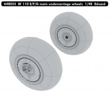 1/48 Bf 110 E/F/G main undercar wheels