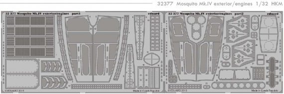 1/32 De Havilland Mosquito Mk.IV exterior/engines