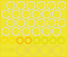 M-4A3E8 Sherman wheel masks  1/48  (HBS)