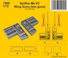 1/72 Spitifre Mk.VC Wing Guns