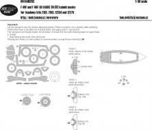 1/48 Mask F86F and F86F-30 Sabre BASIC