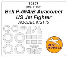 1/72 Bell P-59A/P-59B Airacomet US Jet Fighter masks