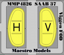 1/48 SAAB 37 Viggen air intake FODs