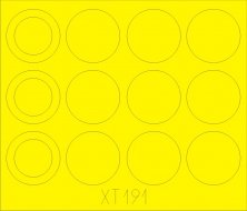 1/35 Merkava IIID wheel masks (HOBBYB)