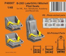 1/48 B-25D Late/G/H/J Mitchell Pilot Seats