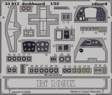 Bf 109K dashboard  1/32  (HAS)