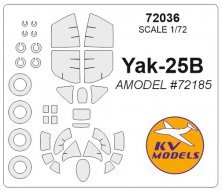 1/72 Yakovlev Yak-25B + wheels masks