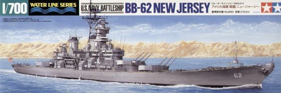Tamiya USS New Jersey BB62 1/700