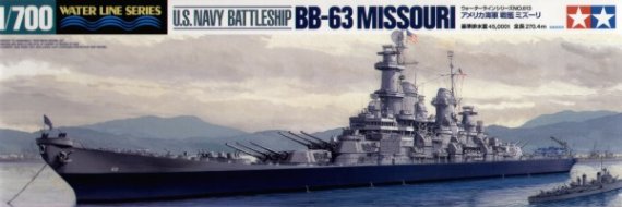 Tamiya Kit USS BB-63 Missouri 1/700