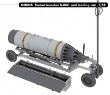 1/48 Rocket launcher B-8M1 and loading car