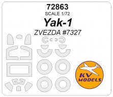 1/72 Yakovlev Yak-1 Soviet Fighter for Zvezda