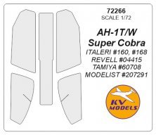 1/72 Bell AH-1T/W Super Cobra paint masks