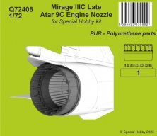 1/72 Mirage IIIC Late Atar 9C Engine Nozzle