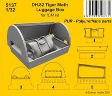 1/32 DH.82 Tiger Moth Luggage Box