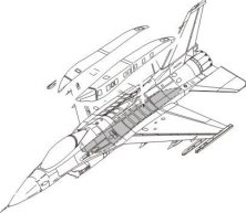 1/72 F-16C Conformal Fuel Tank (ACAD)