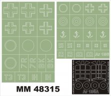 Montex Masks Ar-196A-2/A-5 1/48 Italeri