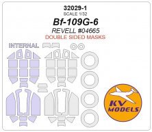 1/32 Messerschmitt Bf-109G-6 masks for Revell
