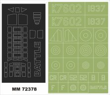1/72 Fairey Battle for Frrom-Azur masks