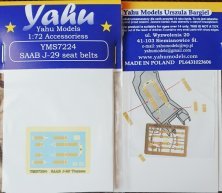 1/72 Saab J-29A Tunnan seatbelts