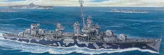 Tamiya USS Fletcher DD-445 Zerst�rer 1/700 WK2
