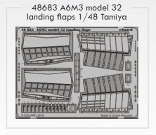 1/48 A6M3 model 32 landing flaps (TAM)
