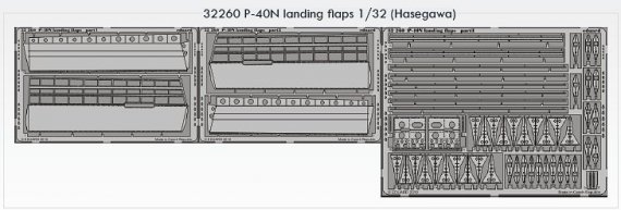 1/32 P-40N landing flaps (HAS)