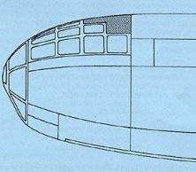 1/48  B-29 Canopy/Observation Bubbles. Vacuform; for Monogram ki