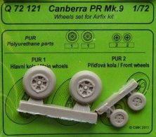 1/72 Canberra PR Mk.9 Wheels set (AIRFIX)