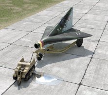 1/144 Lippisch P.13a with Kettenkrad