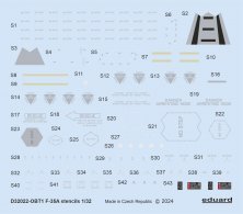 Decal 1/32 F-35A stencils Italeri