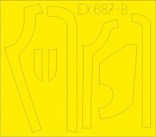 Mask 1/48 B-17G antiglare panels
