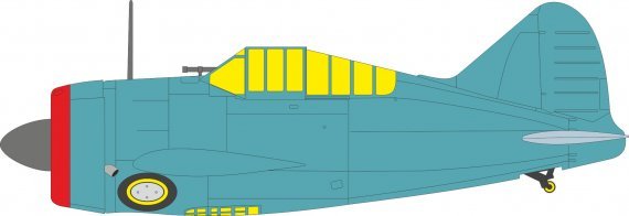 Mask 1/48 Buffalo TFace for Tamiya