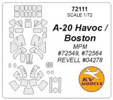 1/72 Douglas A-20J/Mk.V Boston masks