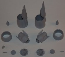 1/144 Boeing B777-2/300 RR Trent 800 Engines